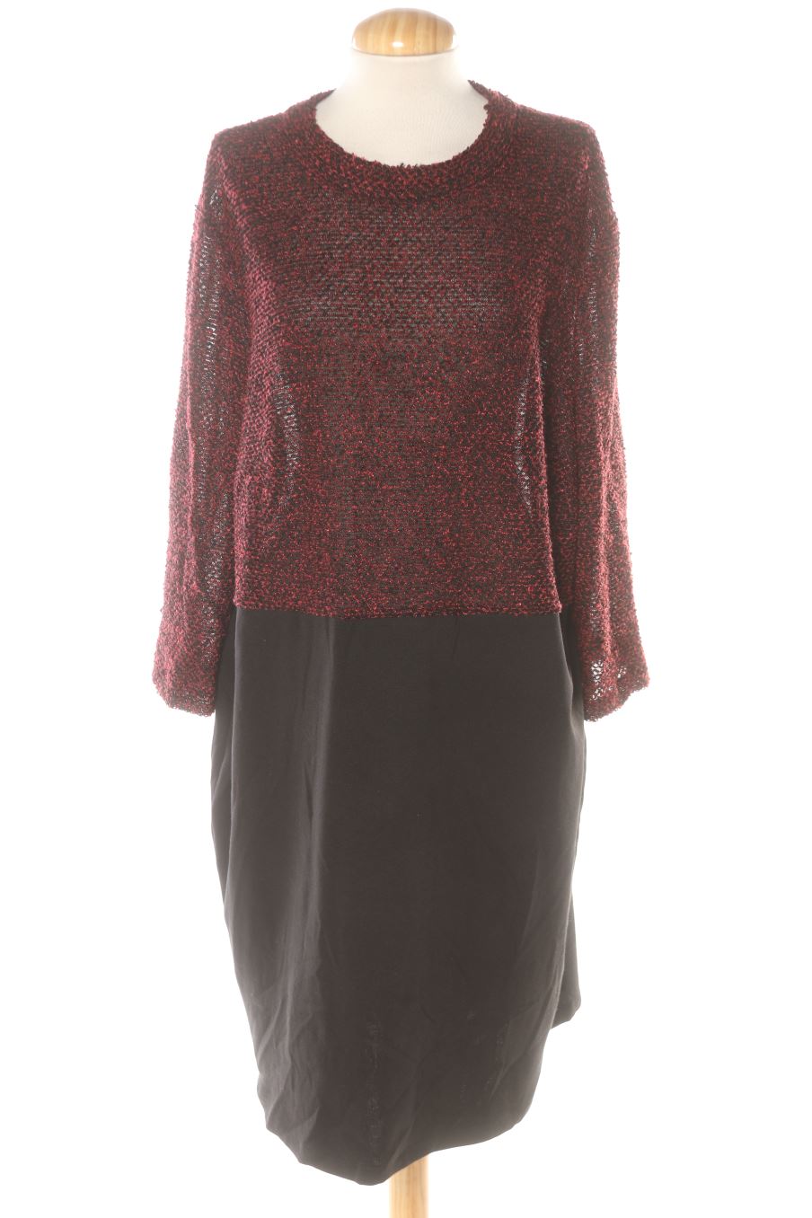 Einfaches Kleid von Festa Größe 50, Farbe Bordeaux, für