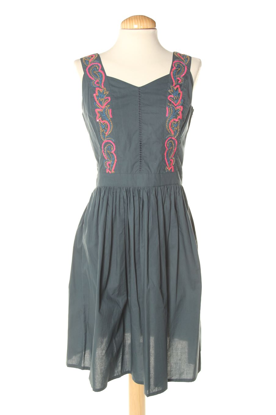 Robe casual Naf Naf de la taille 38, de couleur bleu marine