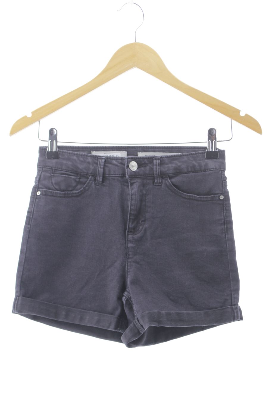 Kurze Hose von Sfera Größe 34, Farbe Schwarz, aus Jeanskleidung für