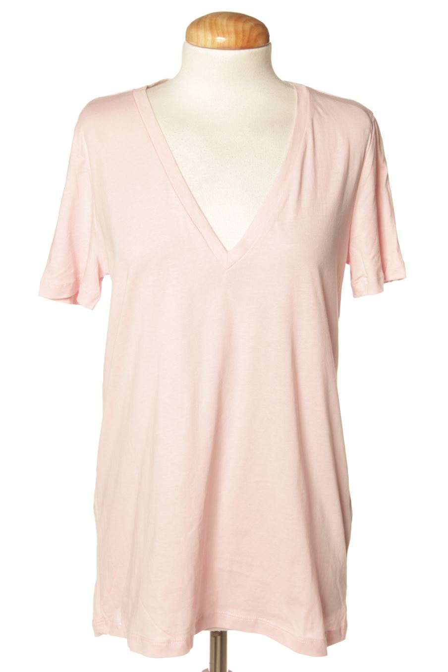 T-shirt Zara de la taille S, de couleur rose