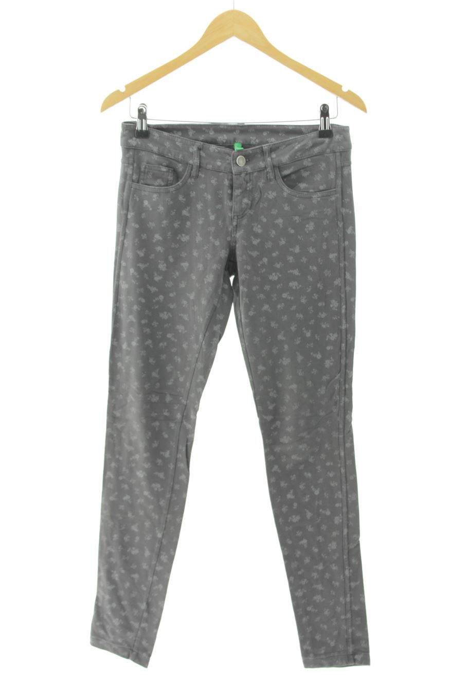 Pantalon Casual Benetton de la taille 40, de couleur gris