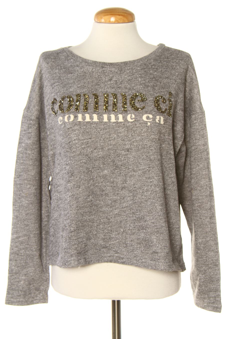 Sweat Springfield de la taille M, de couleur gris
