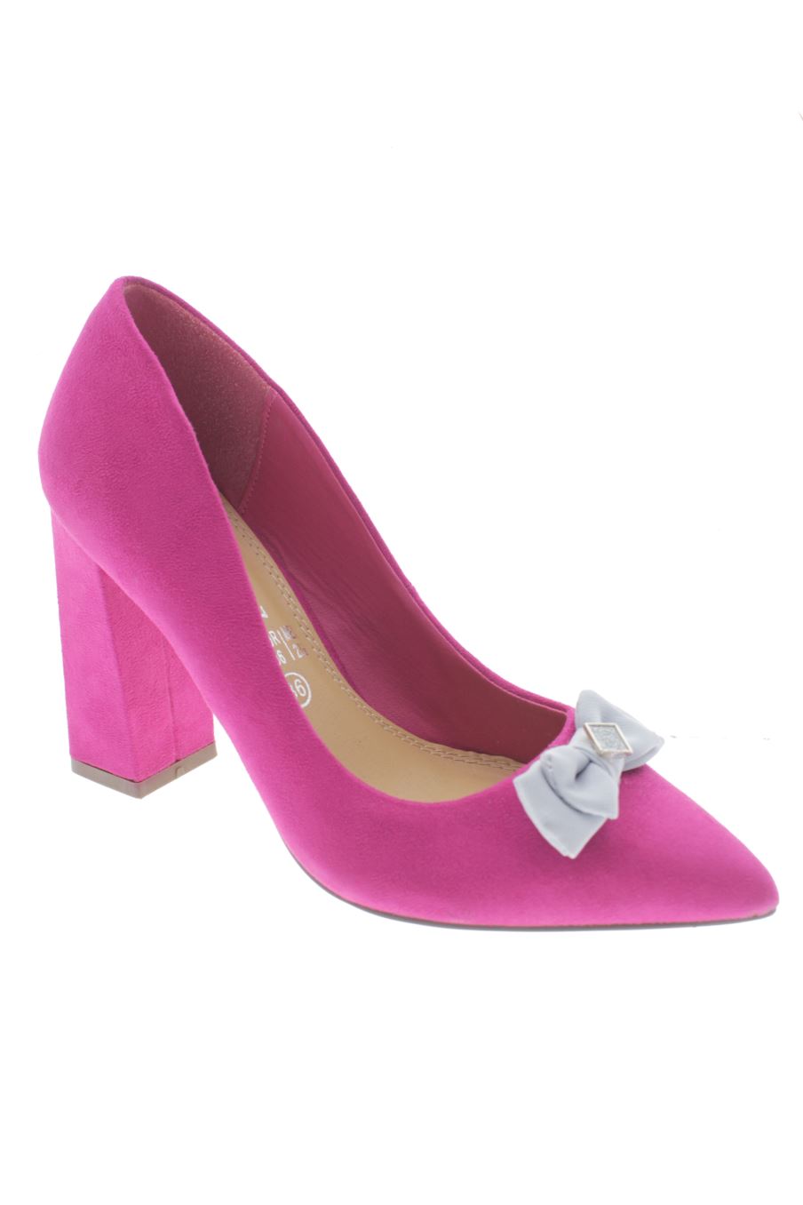 Zapatos de tacon de Marypaz de la talla 36, de color rosa de