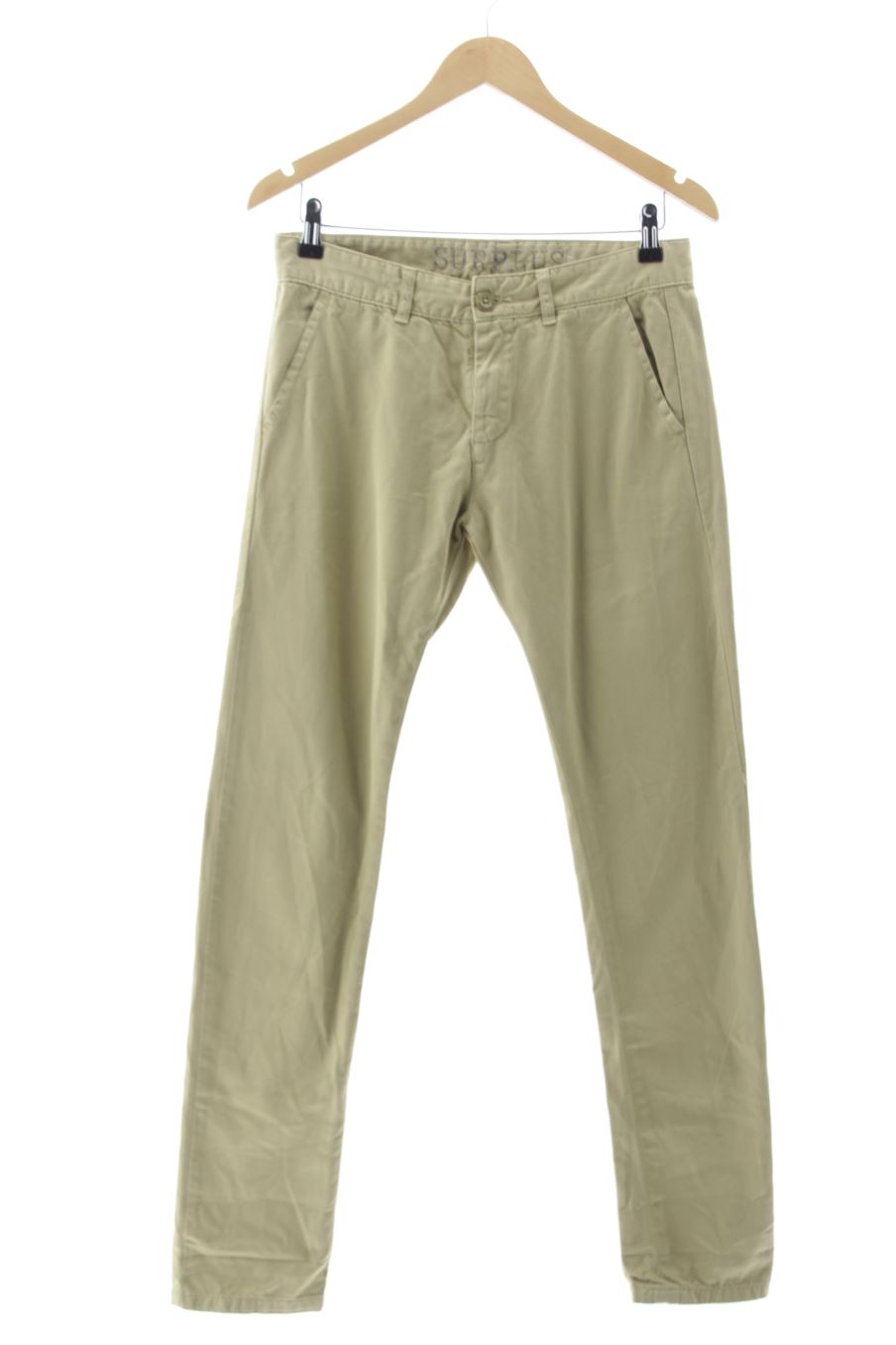 Jeans Le temps des cerises de la taille 36, de couleur beige de denim