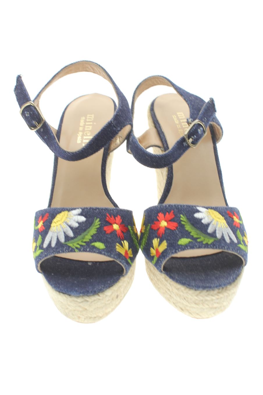 Plataformas de Minelli de la talla 35, de color flores de