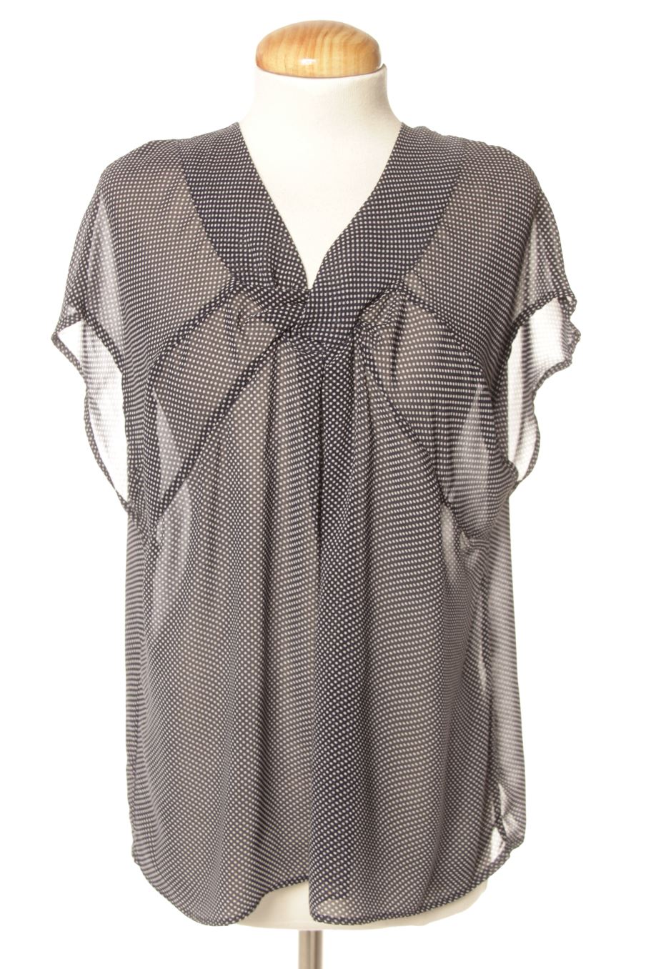 Blouse à manches courtes Cortefiel de la taille L, de couleur bleu marine