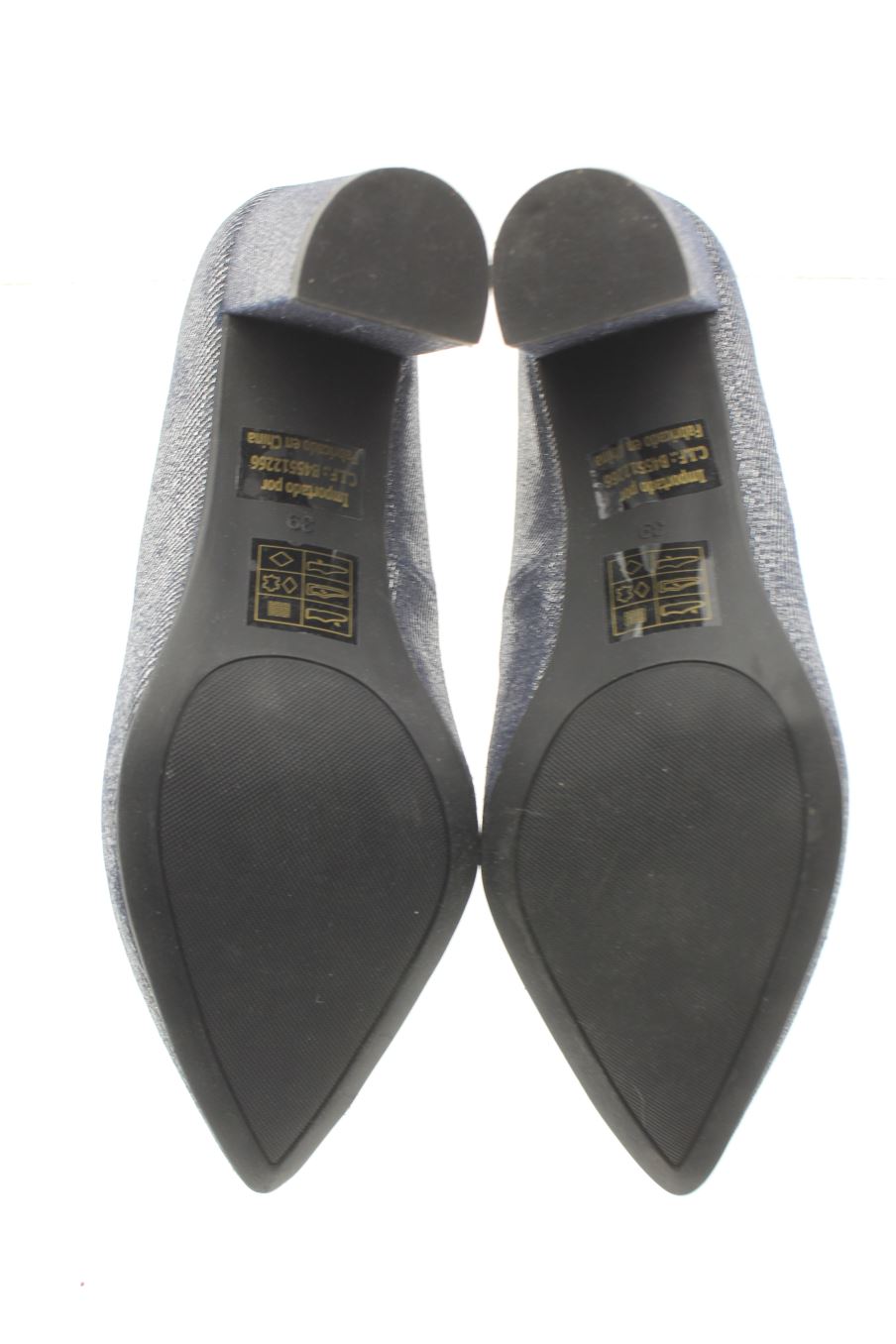 Zapatos de tacon de Salonmania de la talla 39, de color azul de