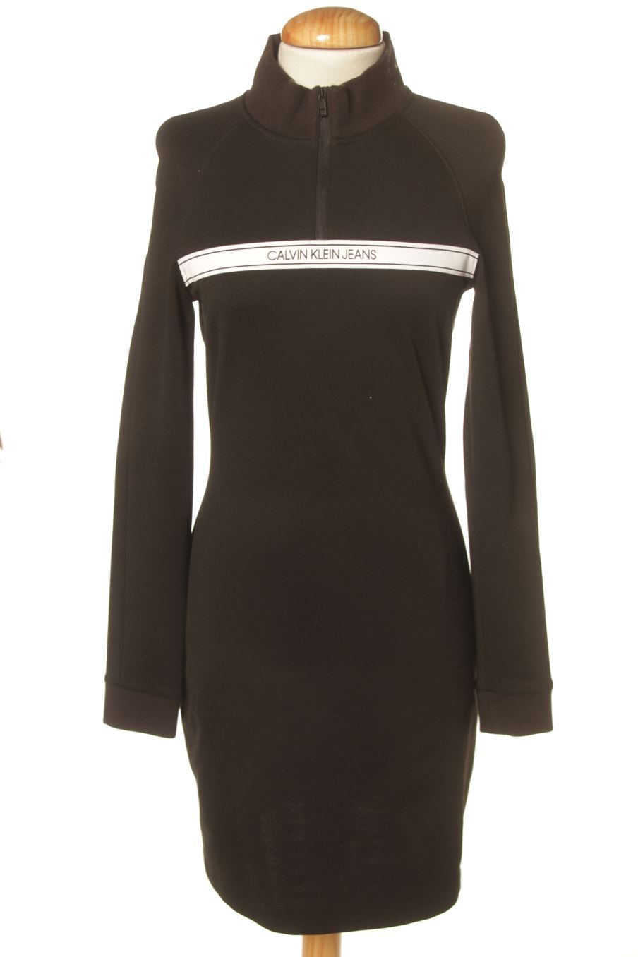 Einfaches Kleid von Calvin Klein Größe S, Farbe Schwarz, für