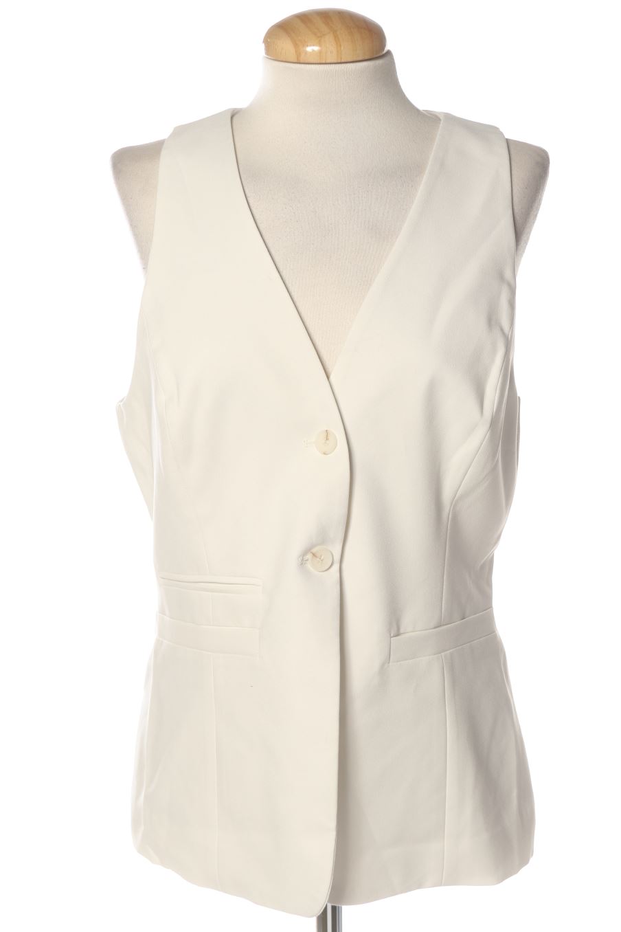 Boléro sans manches Bershka de la taille M, de couleur blanc