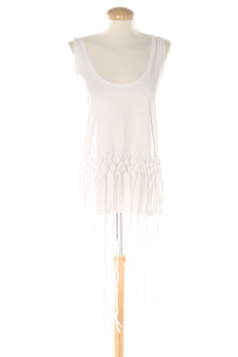 T-Shirt von Zara Größe L, Farbe Weiss, für