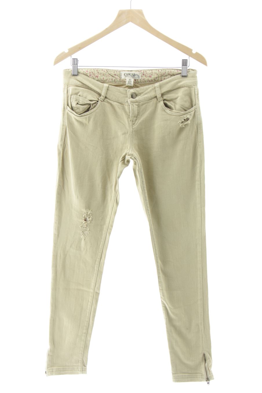 Jeans Sfera de la taille 40, de couleur beige de denim