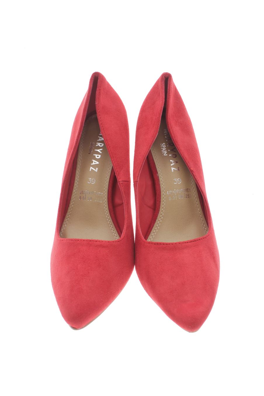 Zapatos de tacon de Mary Paz de la talla 39, de color rojo de