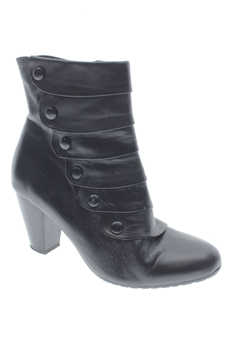 Botines de Casting de la talla 38, de color negro de