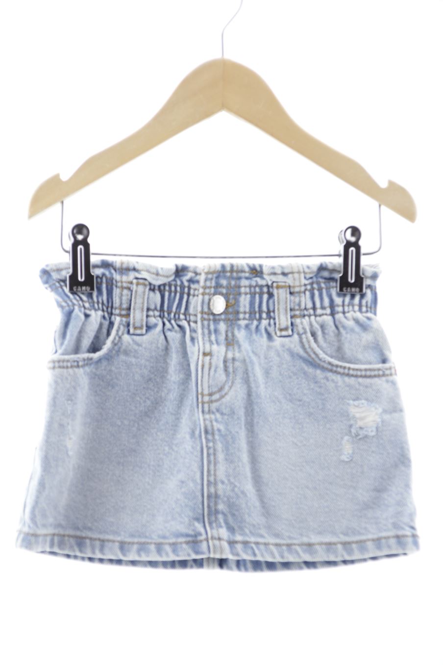 gebraucht Zara Aufwändiger Rock Größe 92 aus Denim