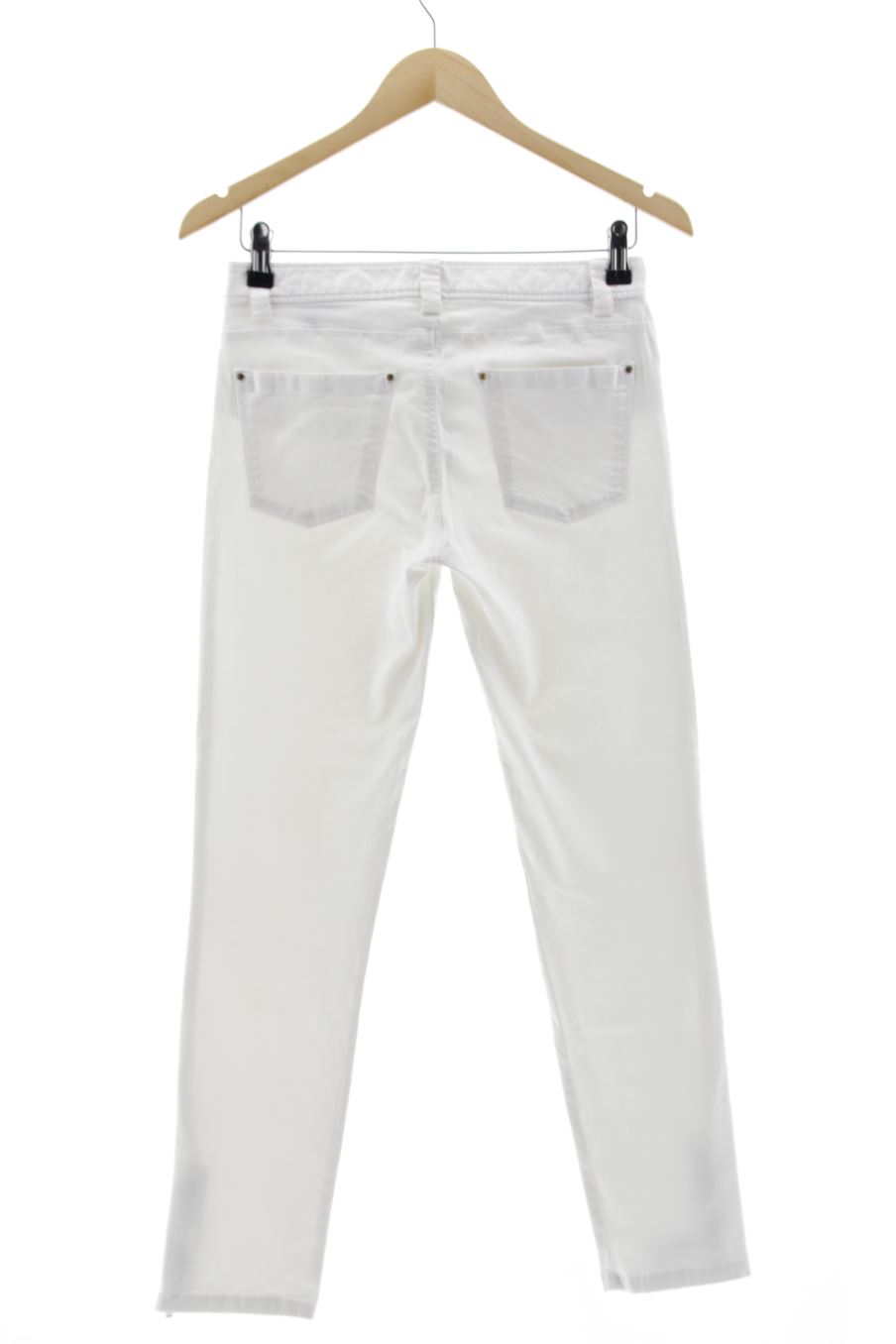 Jeans von Massimo Dutti Größe 36, Farbe Weiss, aus Jeanskleidung für