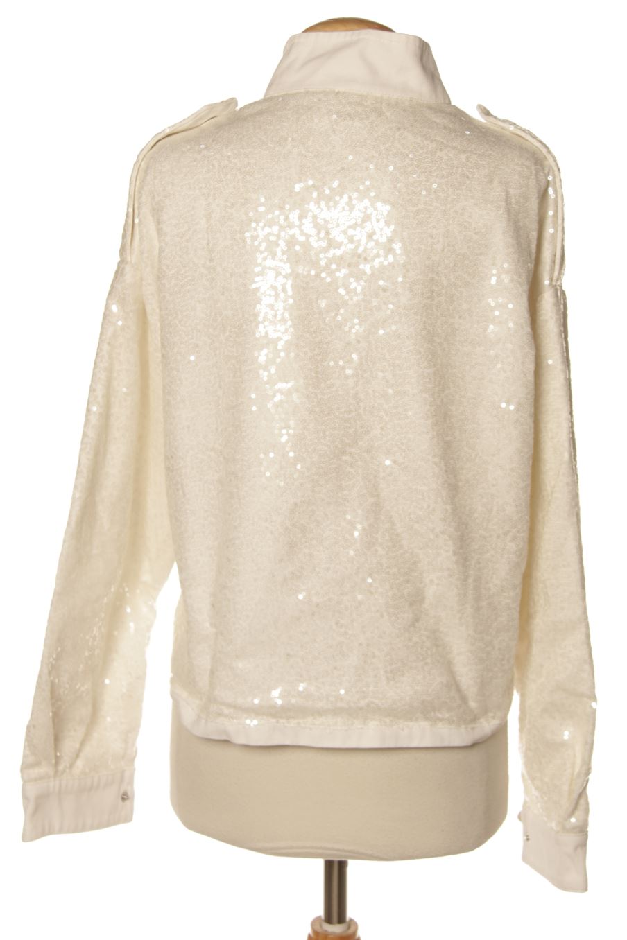 Cazadora de Touche de la talla 38, de color blanco