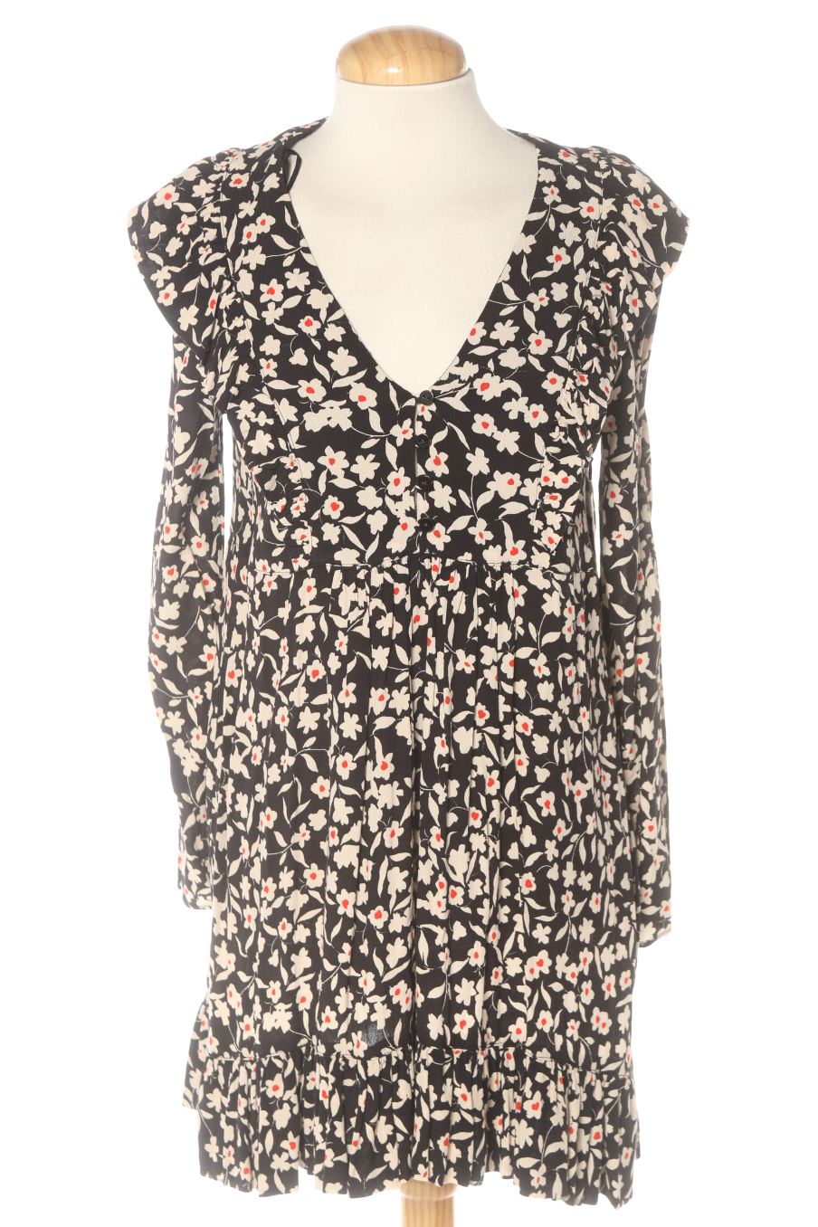 Robe casual Zara de la taille S, de couleur fleurs