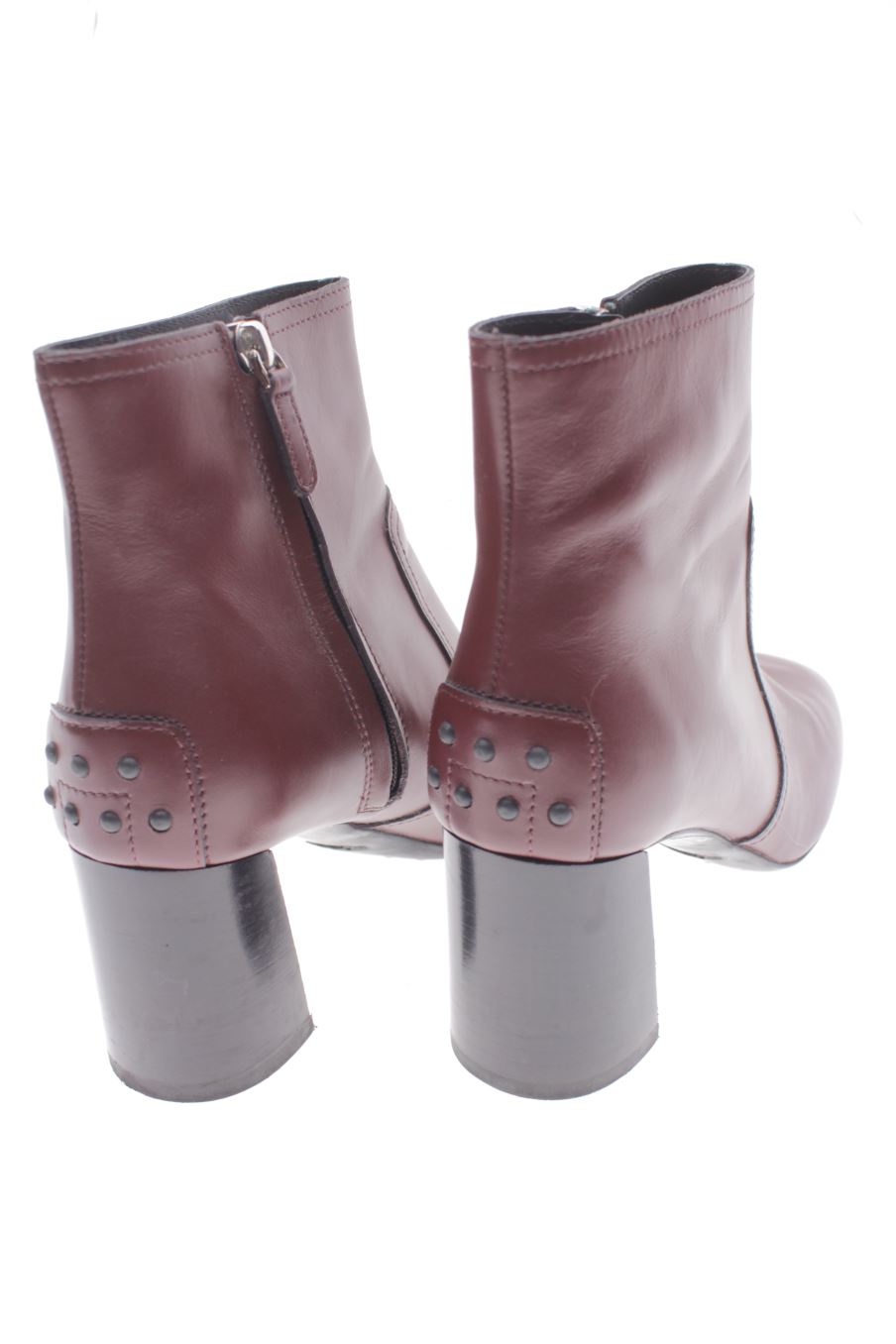 Botines de TODS de la talla 39, de color burdeos de