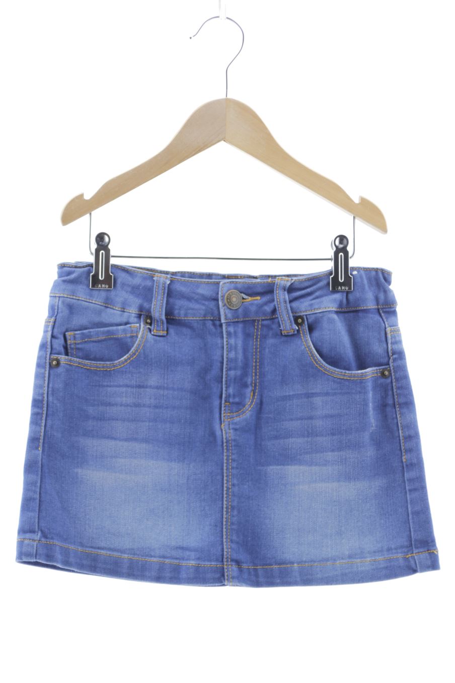 Jupe ZY de la taille 7 ans de denim de seconde main