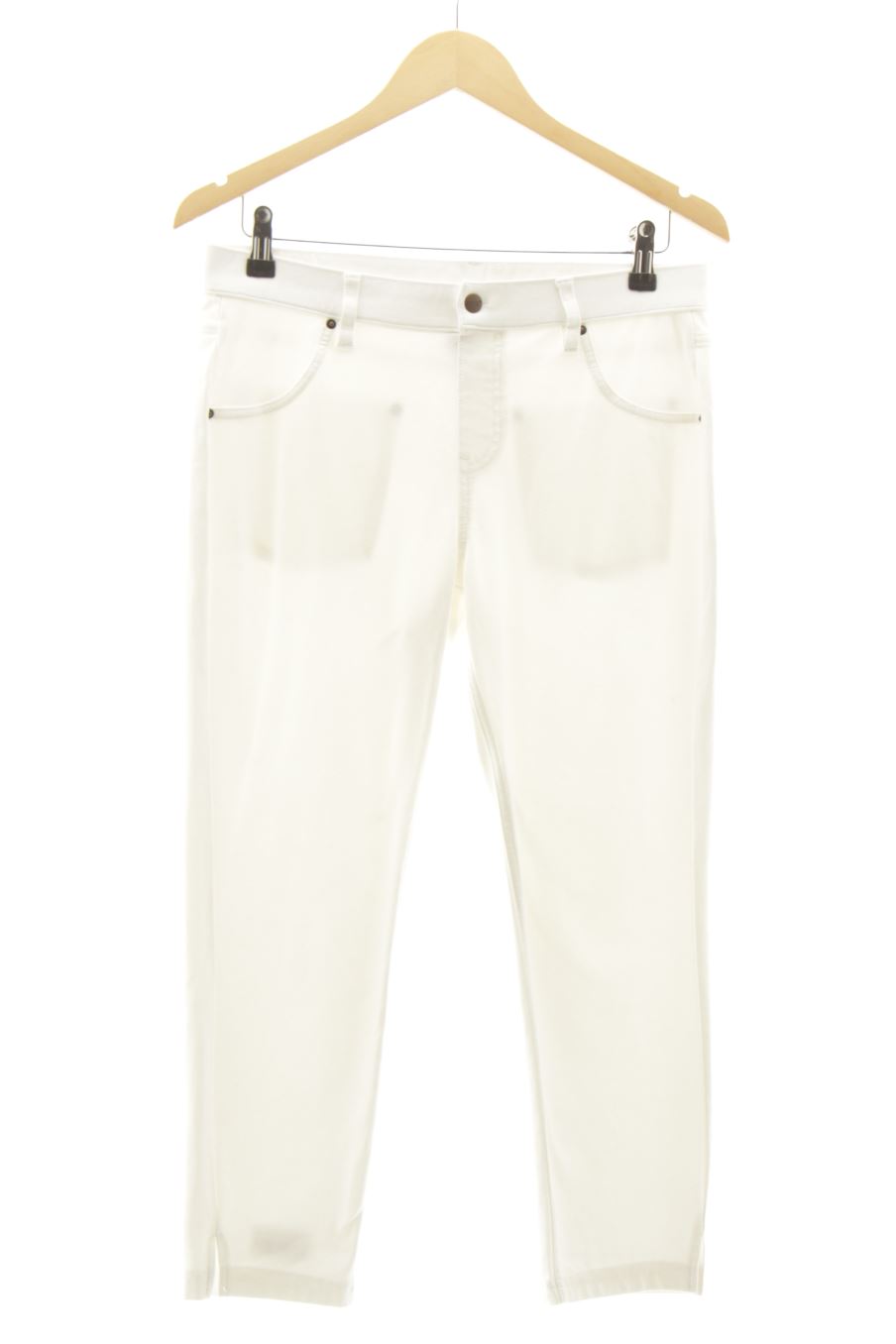 Jeans HUE de la taille L, de couleur blanc de denim