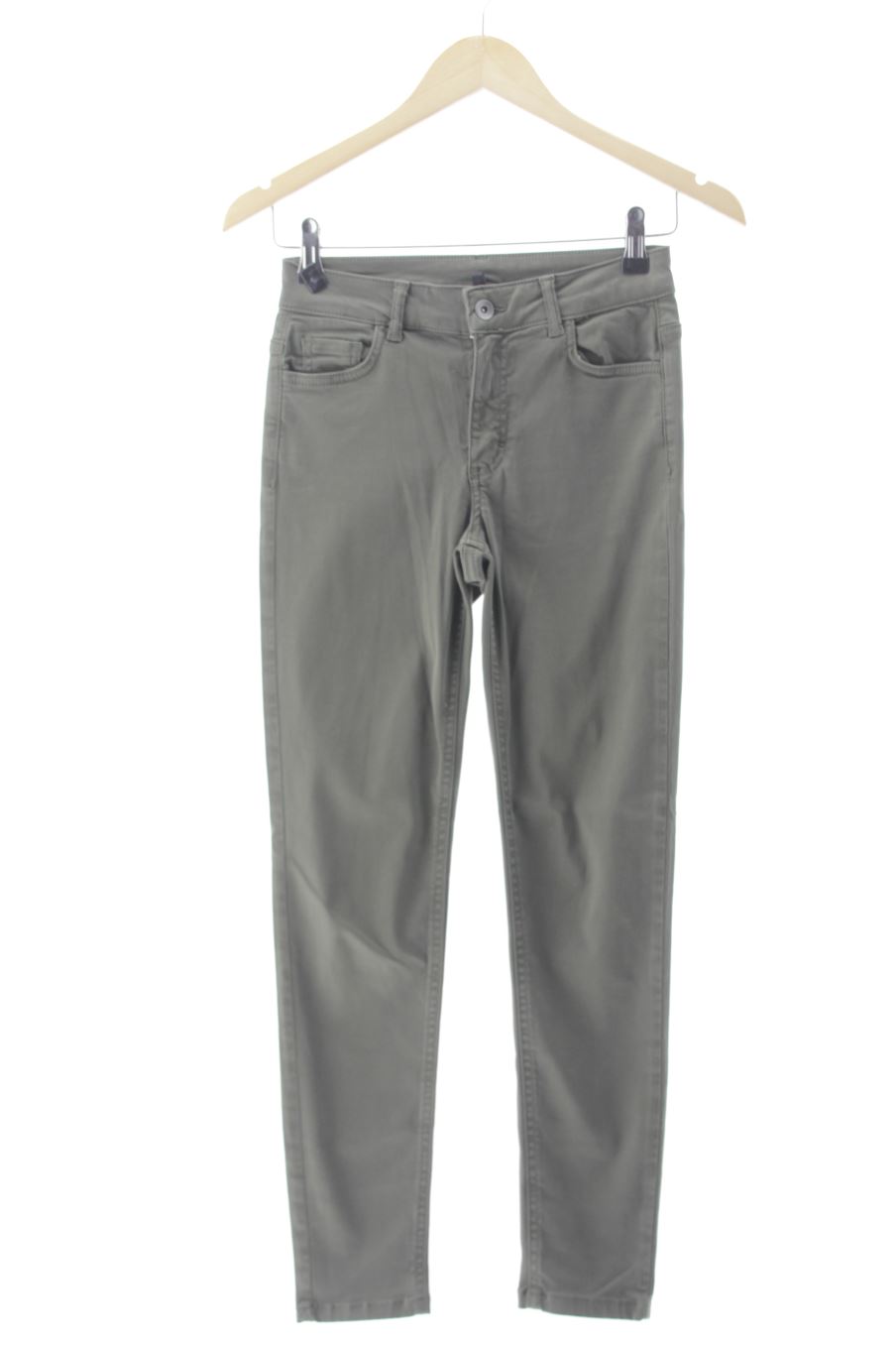Vaquero de Calzedonia de la talla S, de color verde de ropa vaquera
