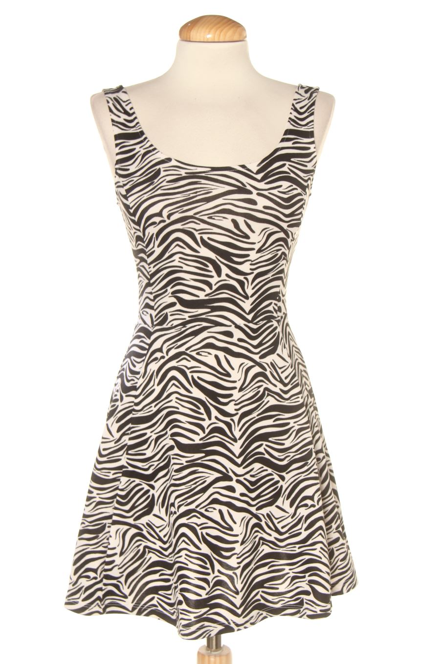 Vestido casual de H&M de la talla 32, de color animal print