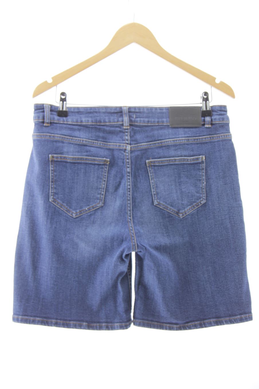 Pantalón corto de Cortefiel de la talla 42, de color azul de ropa vaquera