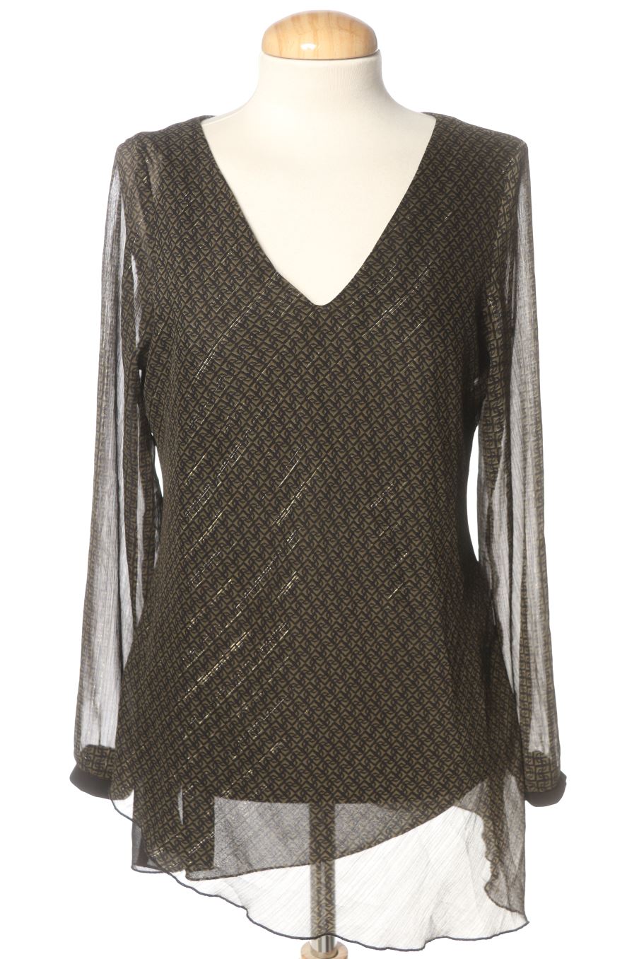 Blusa a maniche lunghe de Giulia Galanti de la talla M, de color stampato