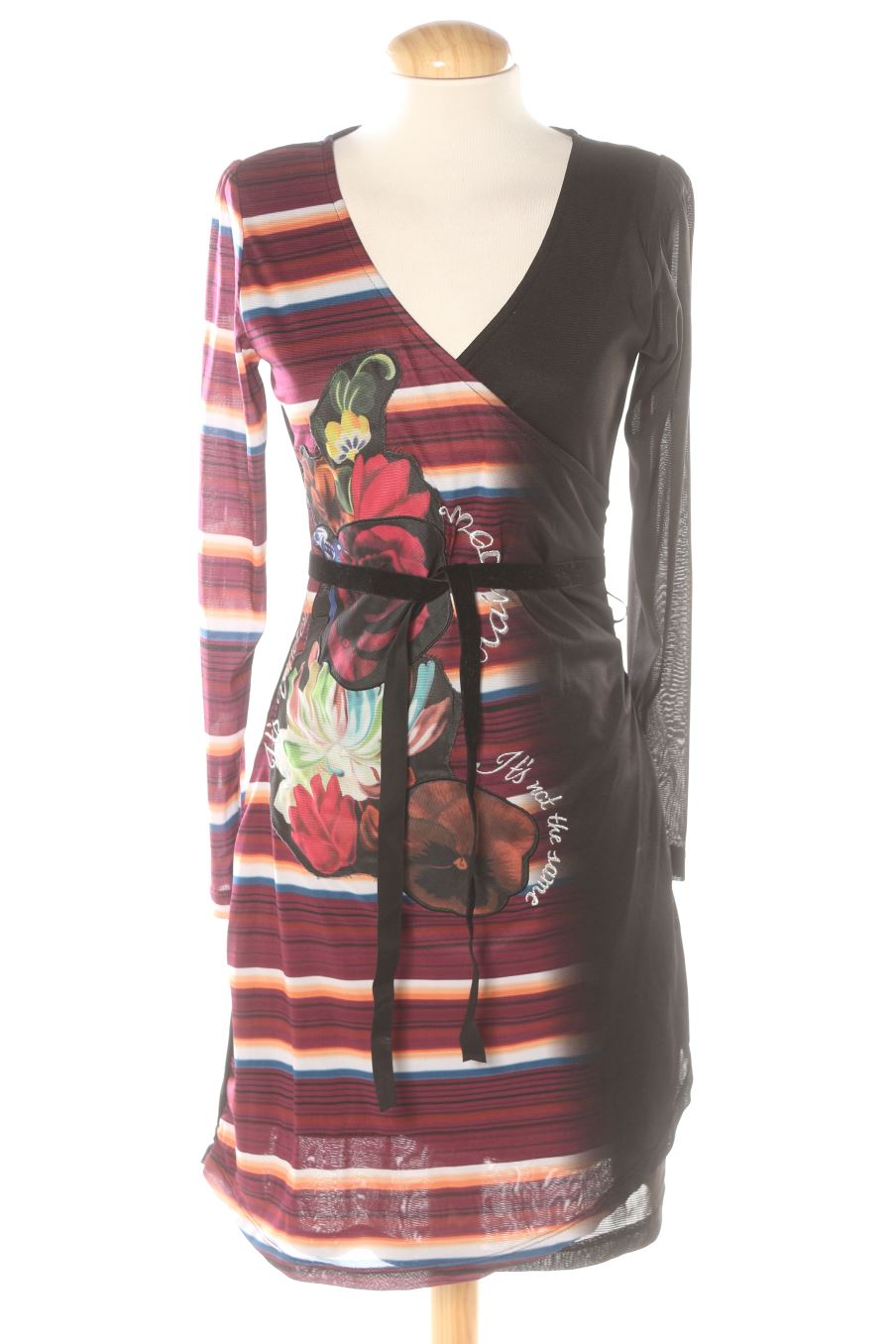 Vestito casual de Desigual de la talla S, de color nero