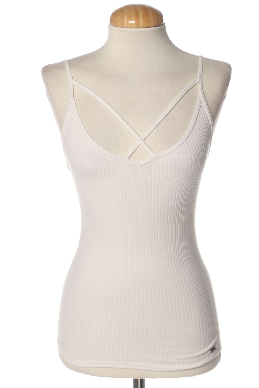 Aufwändiges Top von Hollister Größe XS, Farbe Weiss, für