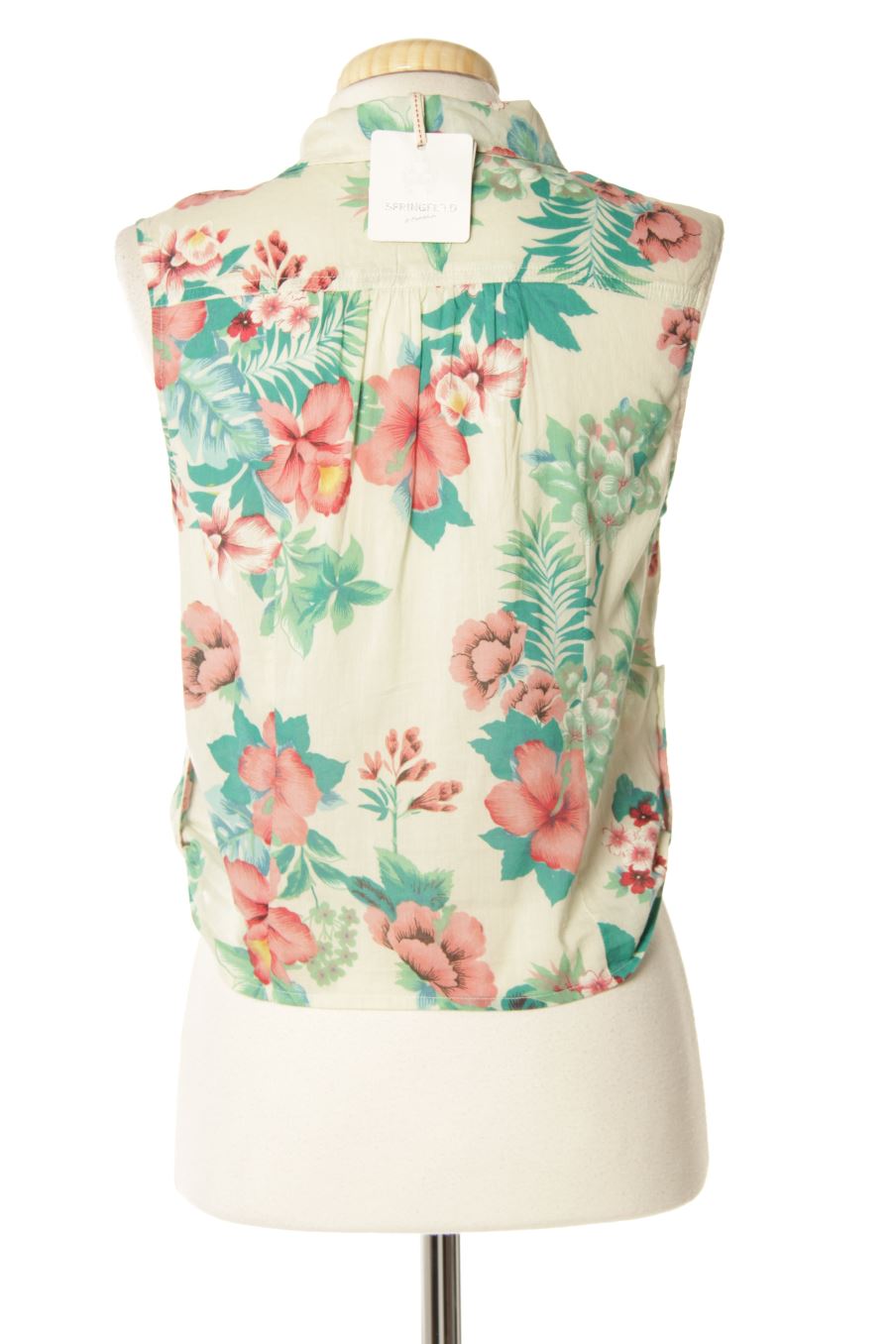 Camisa sin mangas de Springfield de la talla M, de color flores