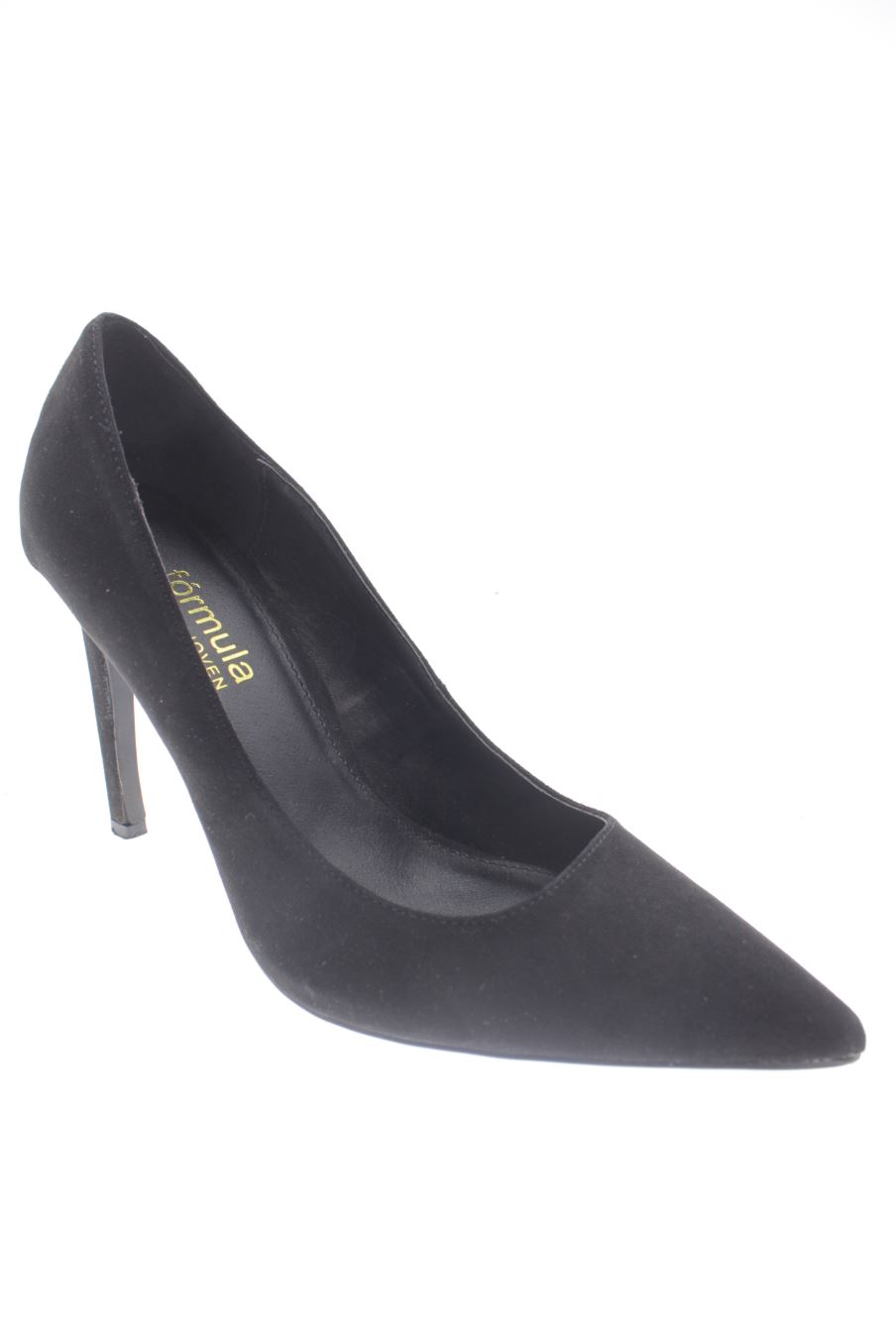 Zapatos de tacon de Fórmula Joven de la talla 40, de color negro de