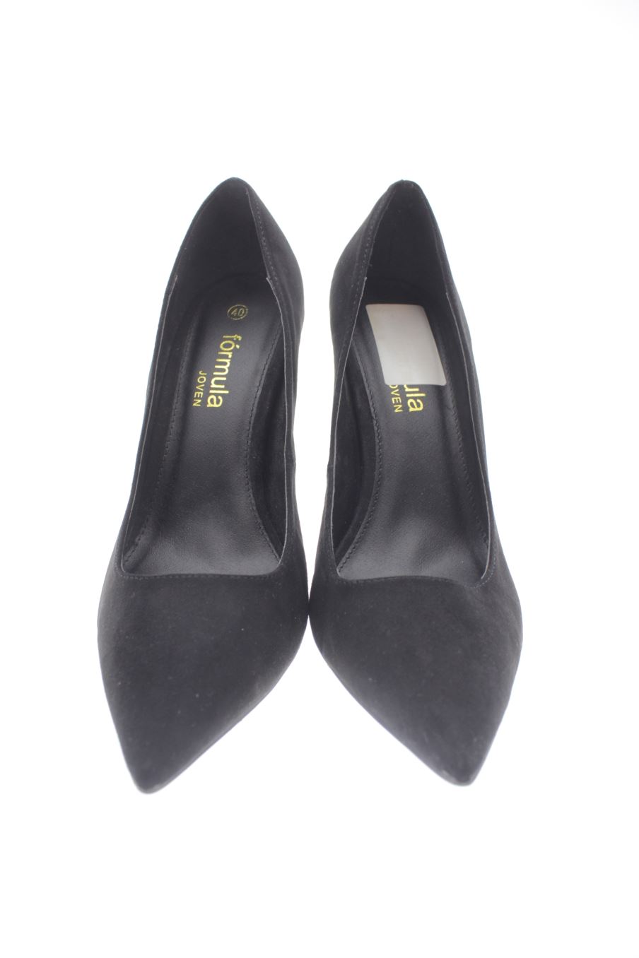 Zapatos de tacon de Fórmula Joven de la talla 40, de color negro de