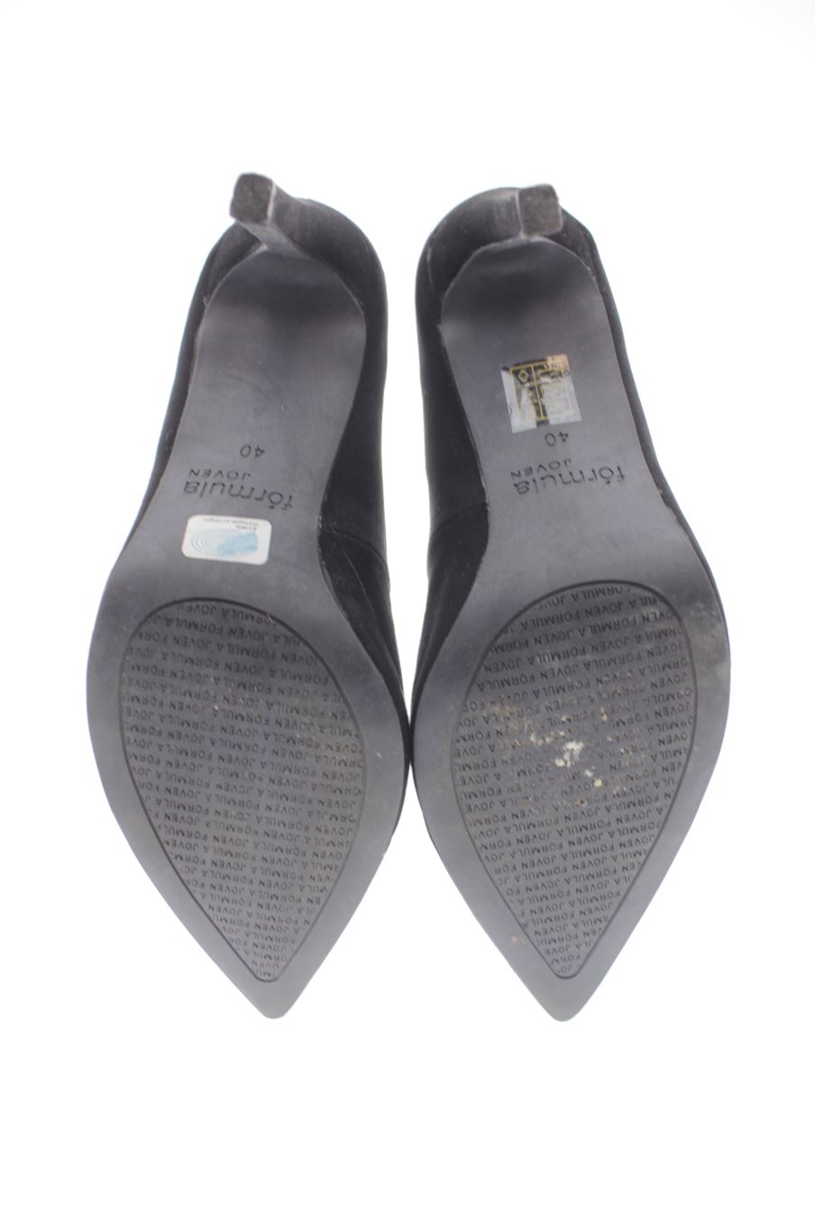 Zapatos de tacon de Fórmula Joven de la talla 40, de color negro de