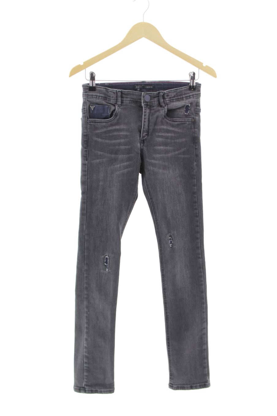 Jeans Ikks de la taille 14 ans de denim de seconde main