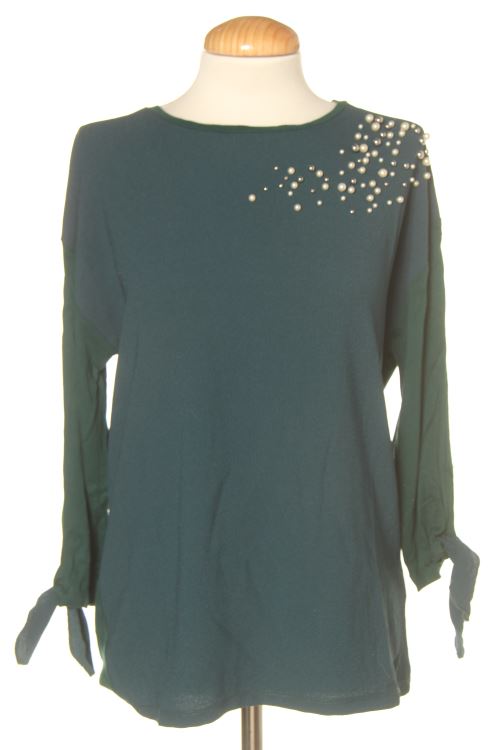 Blusa a maniche lunghe