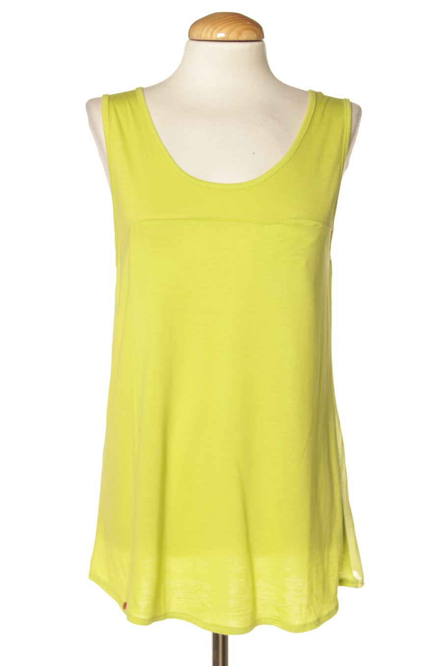 Top kling de la taille S, de couleur jaune