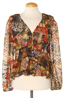 Blusa a maniche lunghe M Desigual, foto 1 di 2