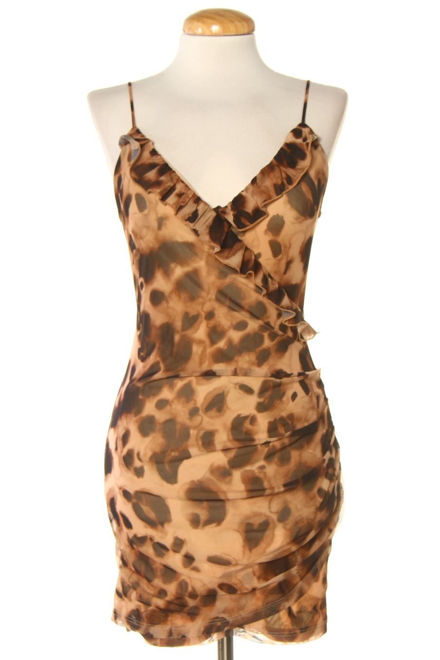 Robe casual Bershka de la taille S, de couleur imprimés