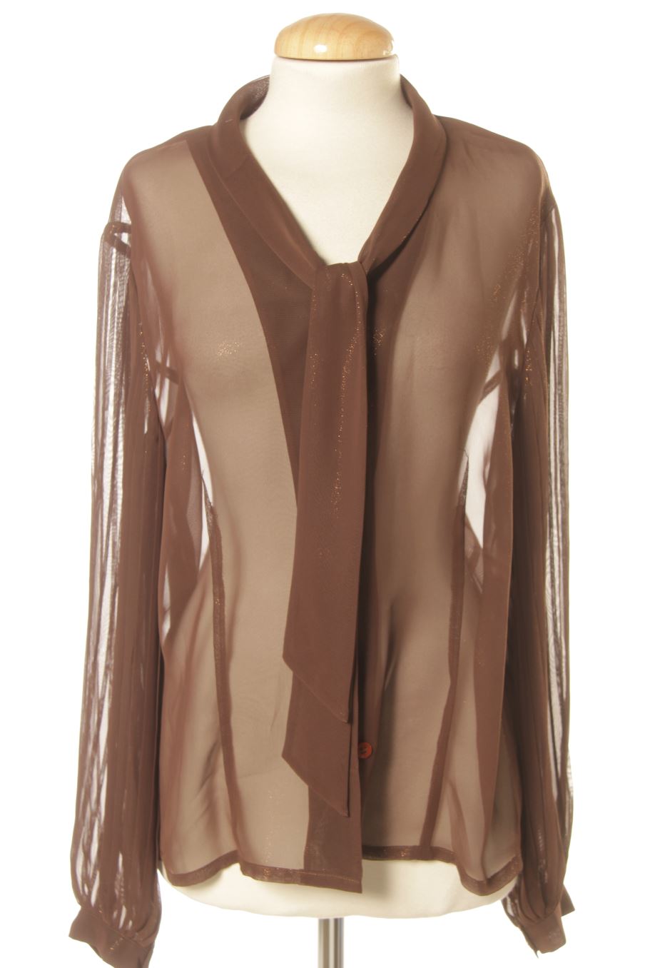 Blouse à manches longues PERCENTIL de la taille L, de couleur marron