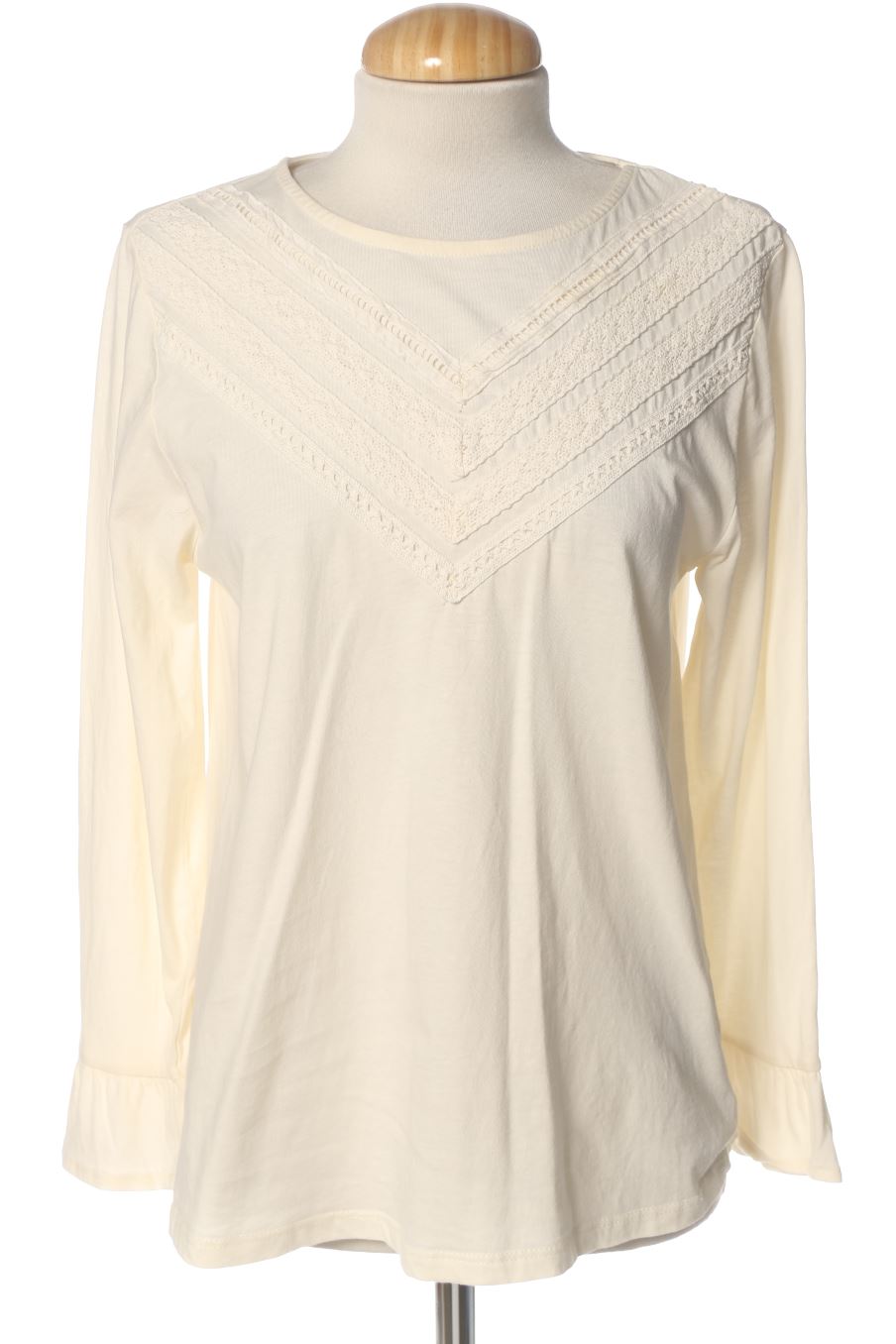 Camiseta manga larga de Sfera de la talla M, de color beige
