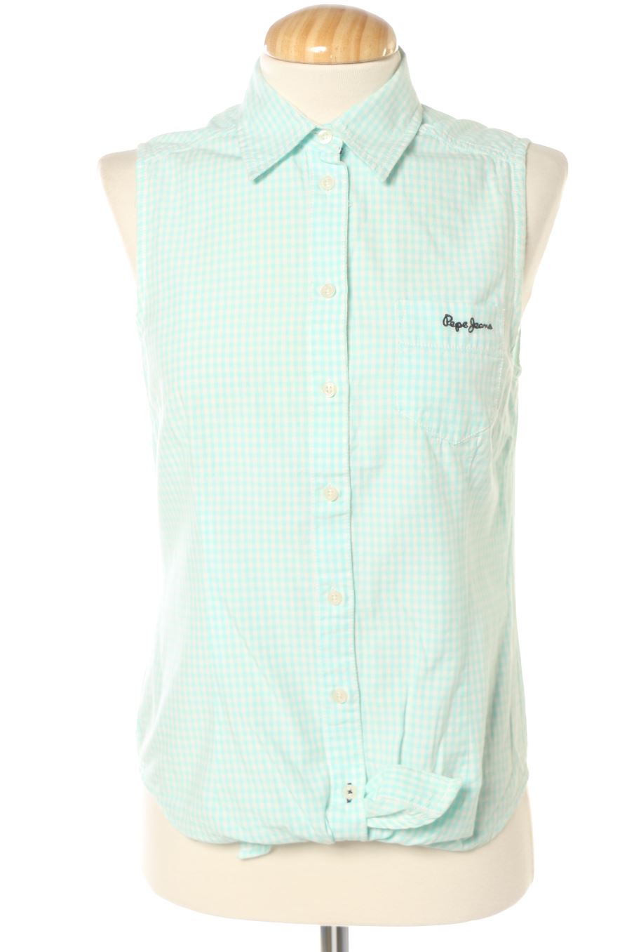 Chemise sans manches Pepe Jeans de la taille S, de couleur bleu