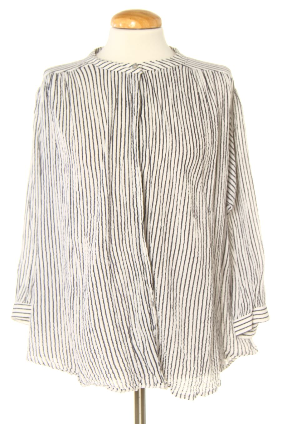 Blouse à manches longues Sienna de la taille L, de couleur rayures