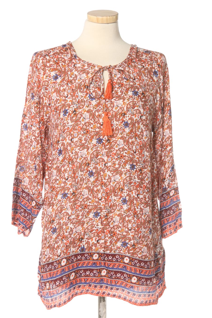 Blusa de manga larga de Lucy & Laurel de la talla M, de color estampado