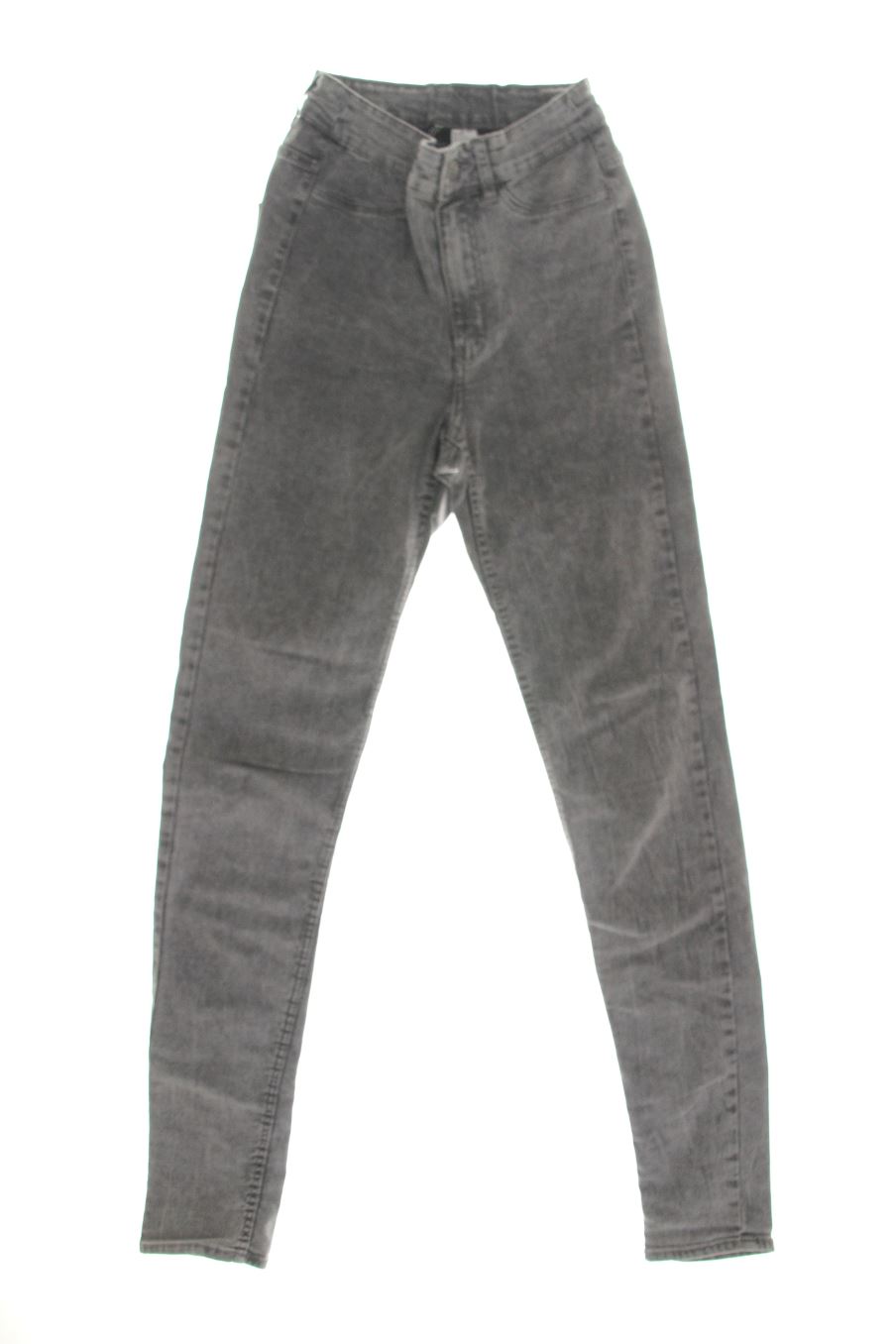 Vaqueros de H&M de la talla 34, de color gris de ropa vaquera