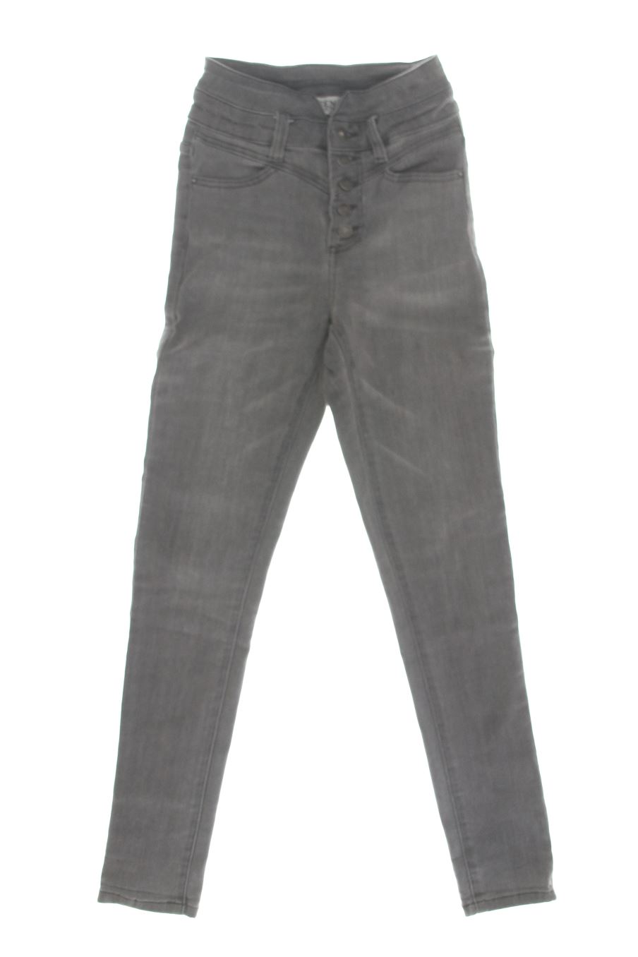 Jeans Queen Hearts Paris de la taille S, de couleur gris de denim