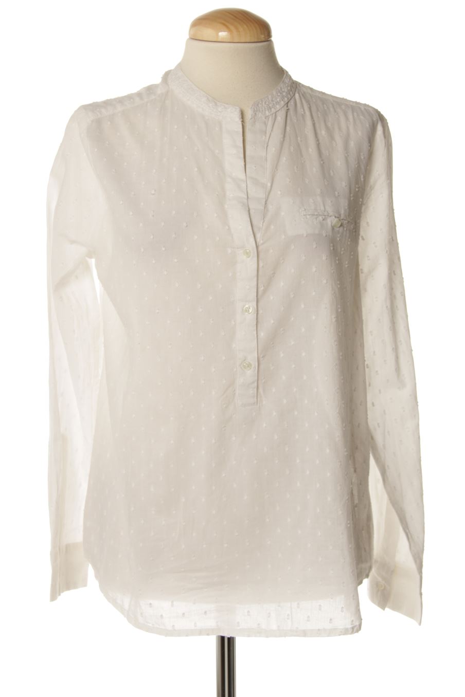 Blouse à manches longues Sfera de la taille M, de couleur blanc