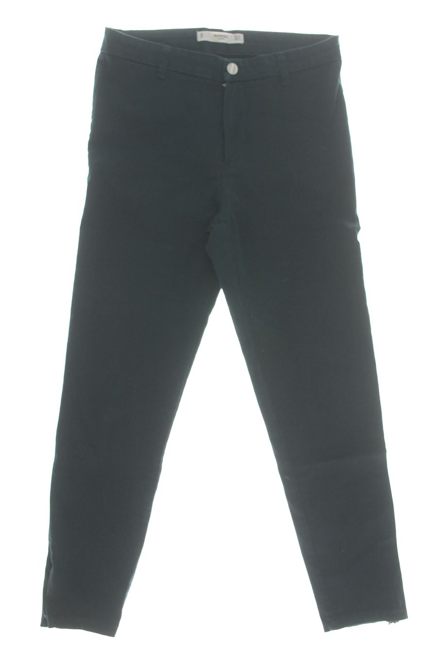 Pantalón de Mango de la talla 38, de color verde