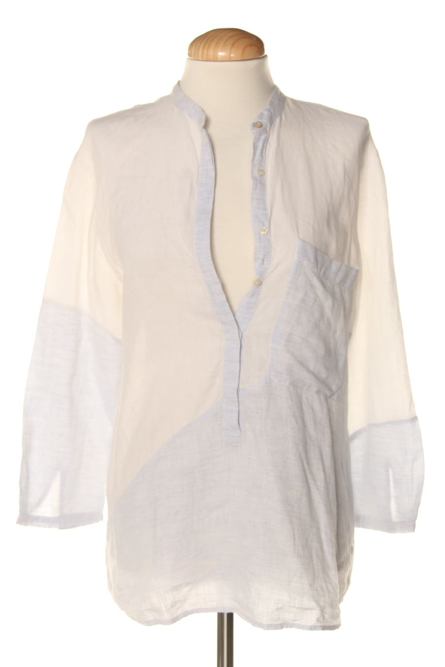 Camicia de Zara de la talla XS, de color bianco