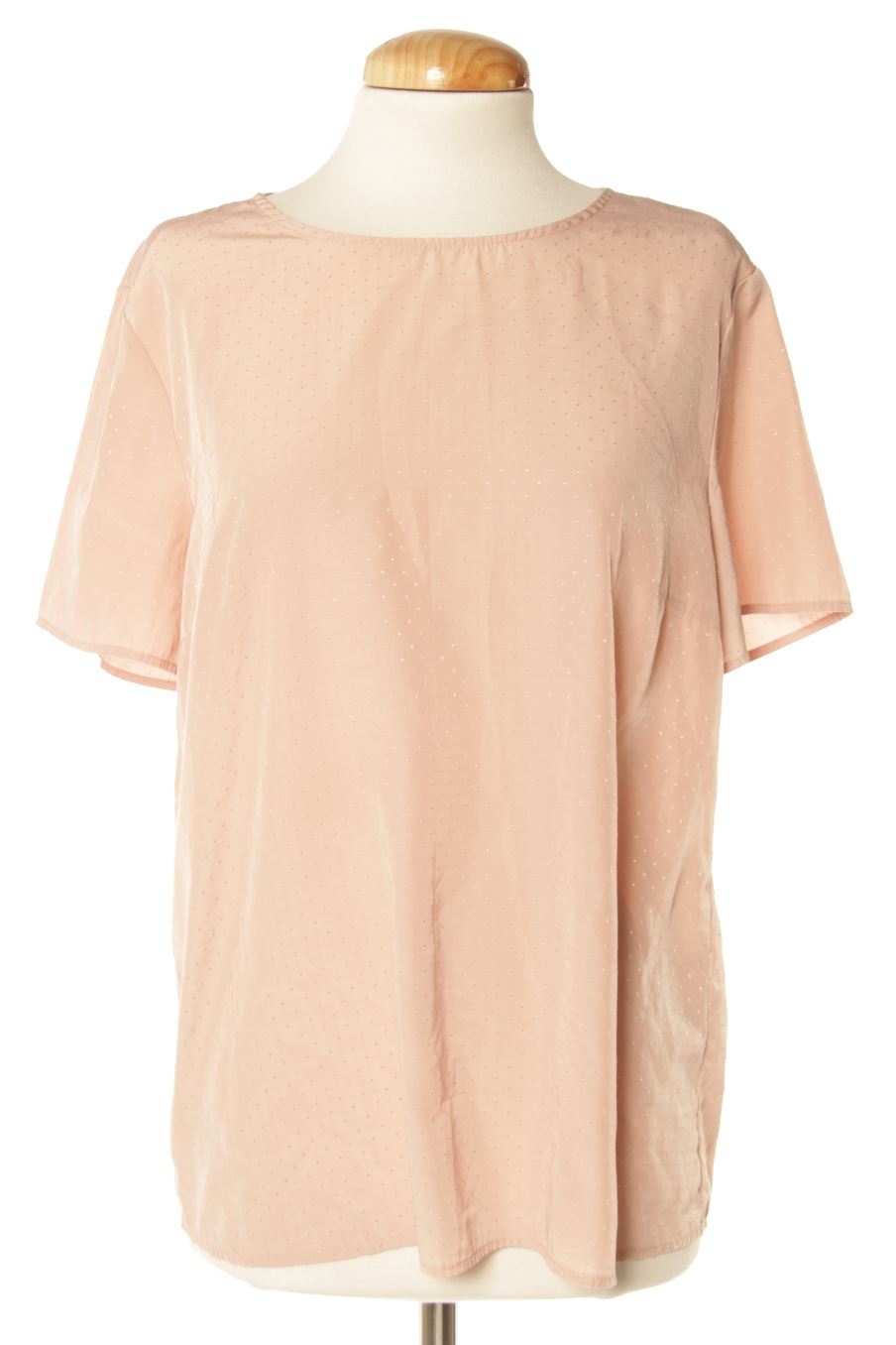 Blouse à manches courtes Pieces de la taille M, de couleur beige